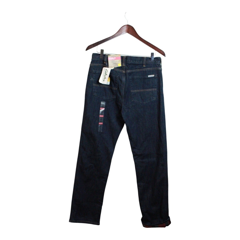 CARHARTT Jeans Blaine Flannel Original Straight Leg Rugged Flex 8 REG - Picture 4 of 4